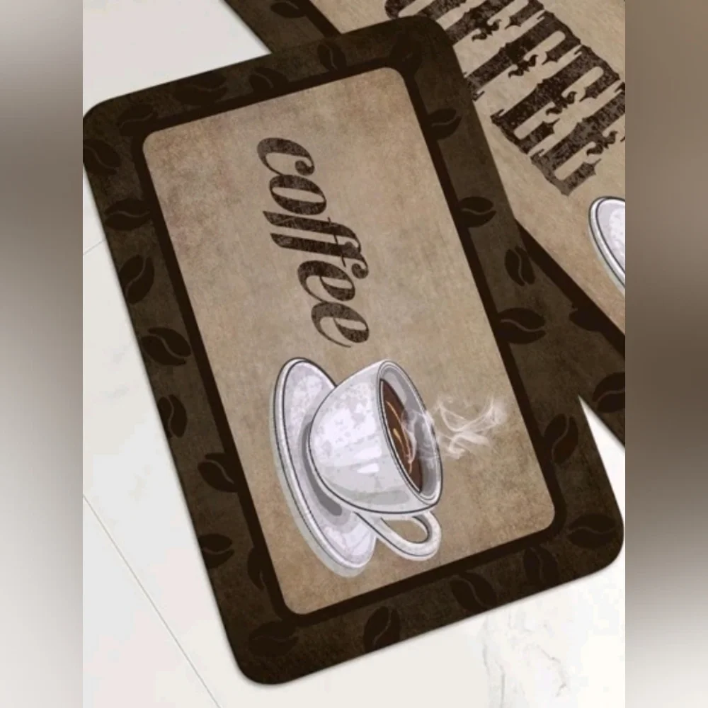 Kitchen Coffee Floor Rug/Mat